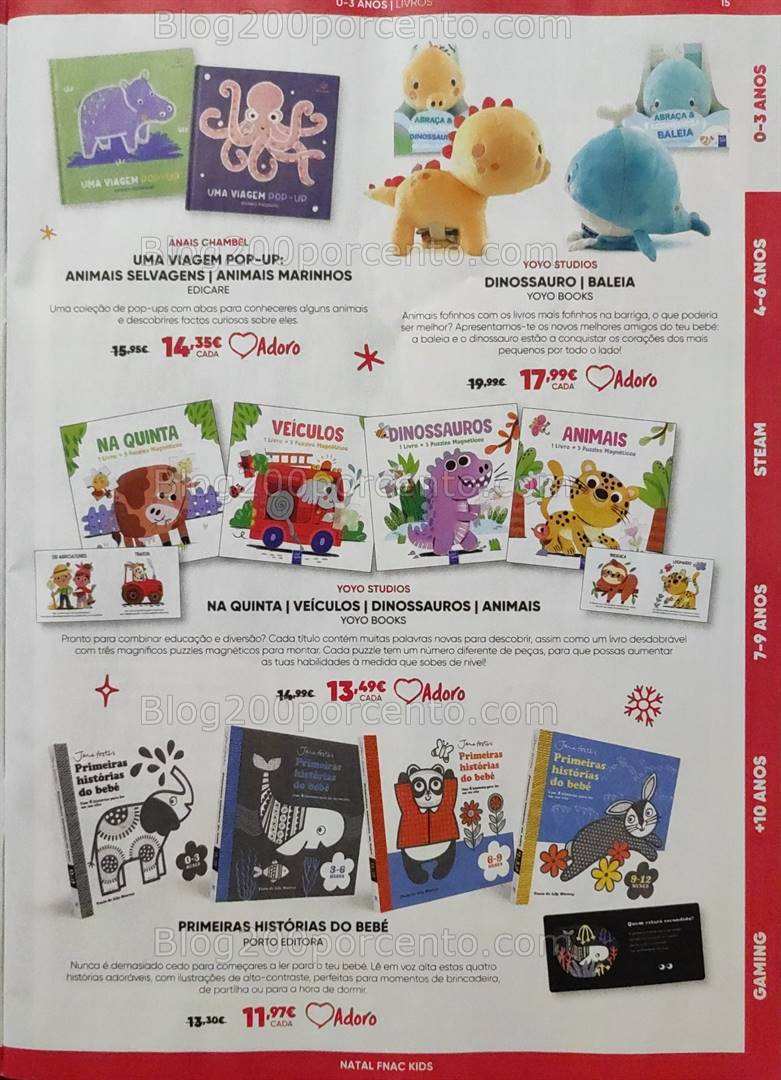 Antevisão Folheto FNAC Kids Natal Promoções até 31 dezembro