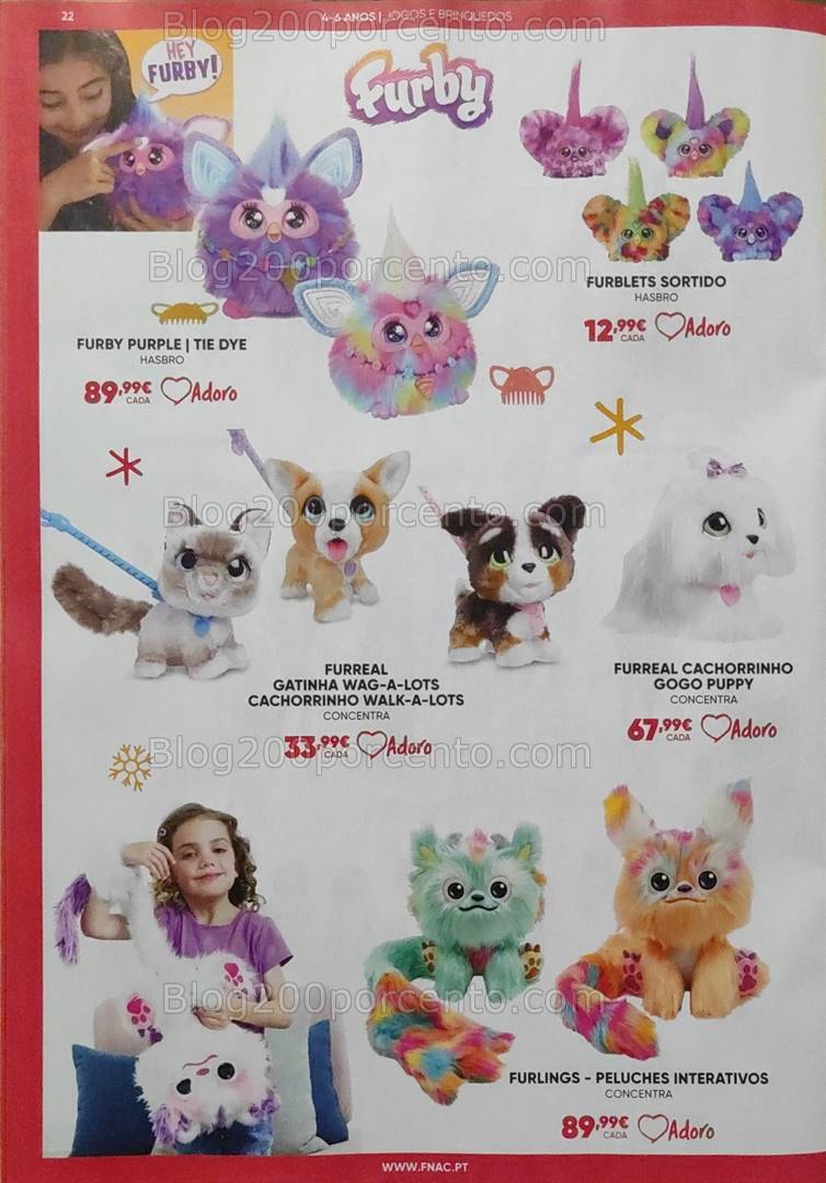 Antevisão Folheto FNAC Kids Natal Promoções até 31 dezembro