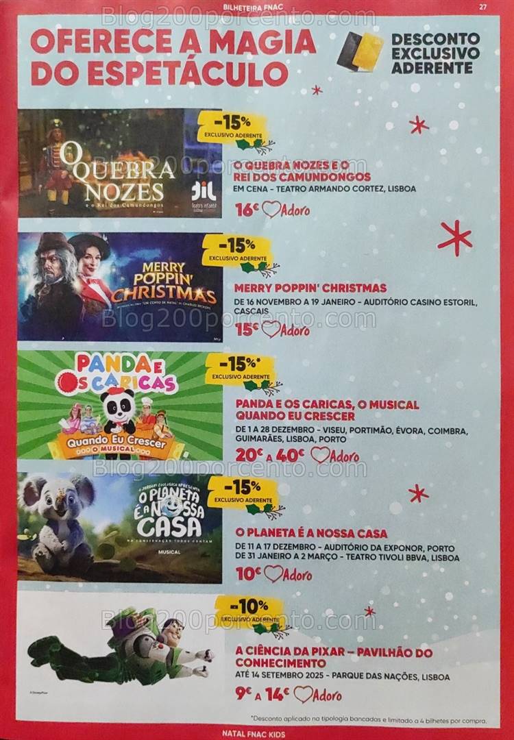 Antevisão Folheto FNAC Kids Natal Promoções até 31 dezembro