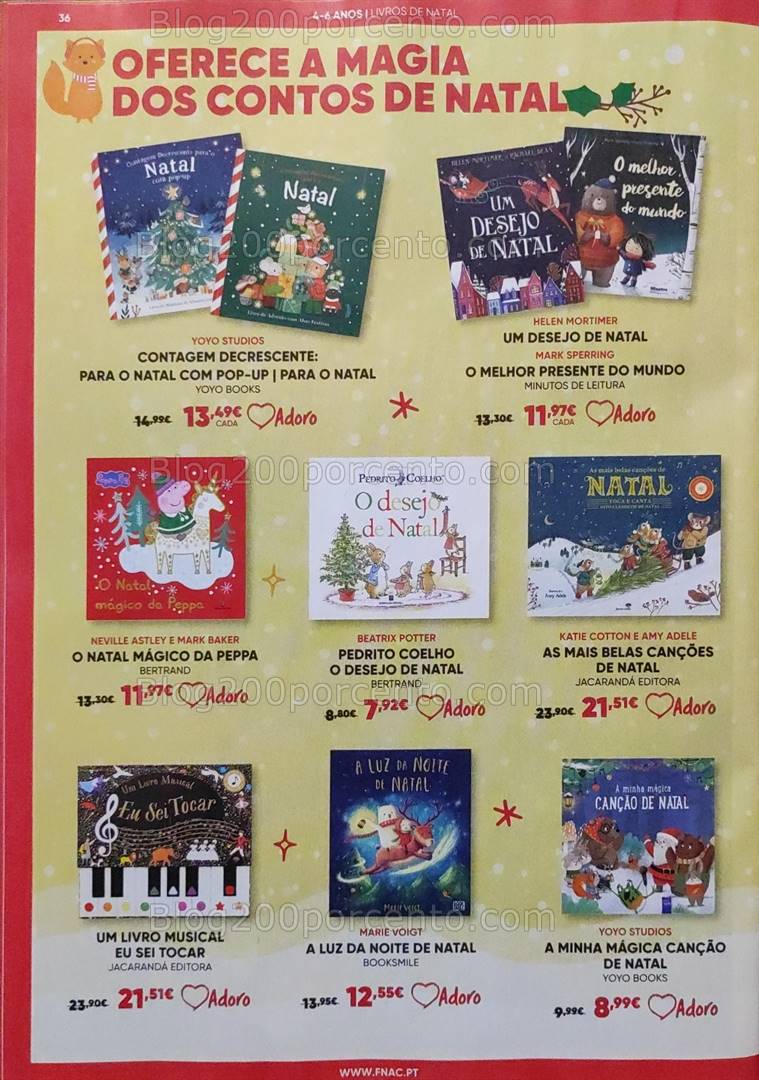 Antevisão Folheto FNAC Kids Natal Promoções até 31 dezembro