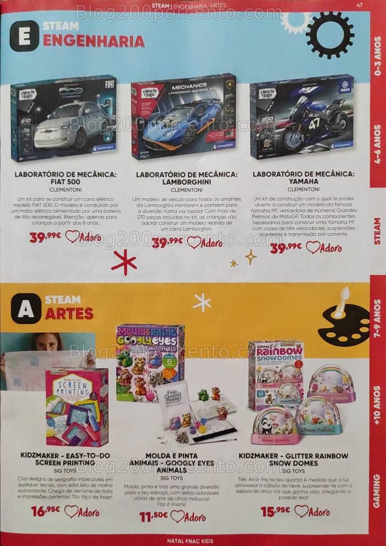 Antevisão Folheto FNAC Kids Natal Promoções até 31 dezembro