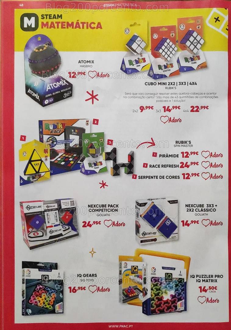 Antevisão Folheto FNAC Kids Natal Promoções até 31 dezembro