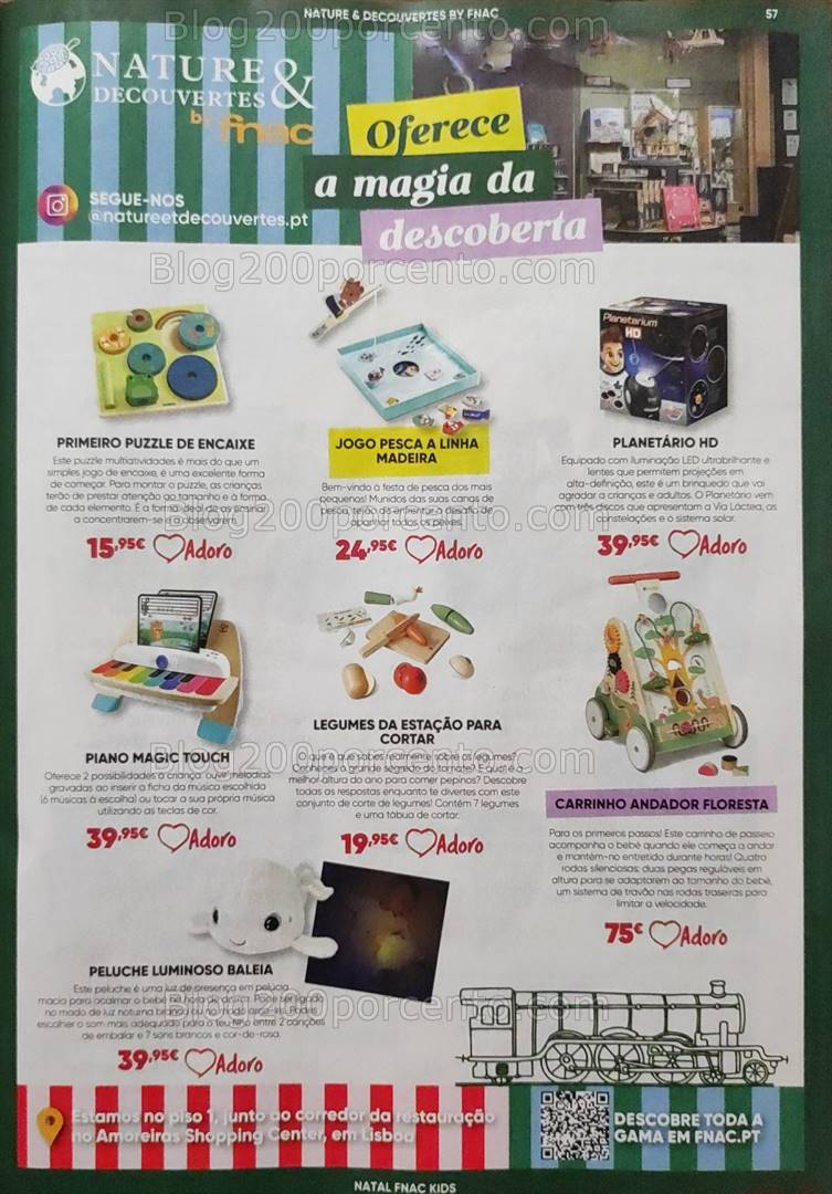 Antevisão Folheto FNAC Kids Natal Promoções até 31 dezembro