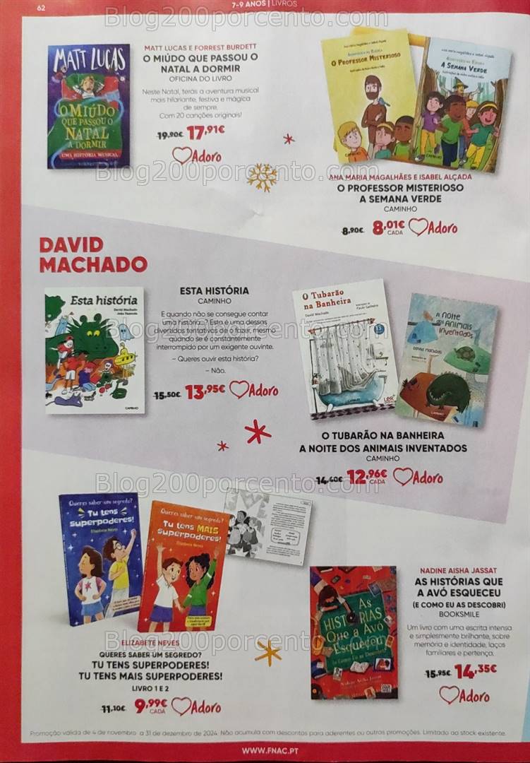 Antevisão Folheto FNAC Kids Natal Promoções até 31 dezembro