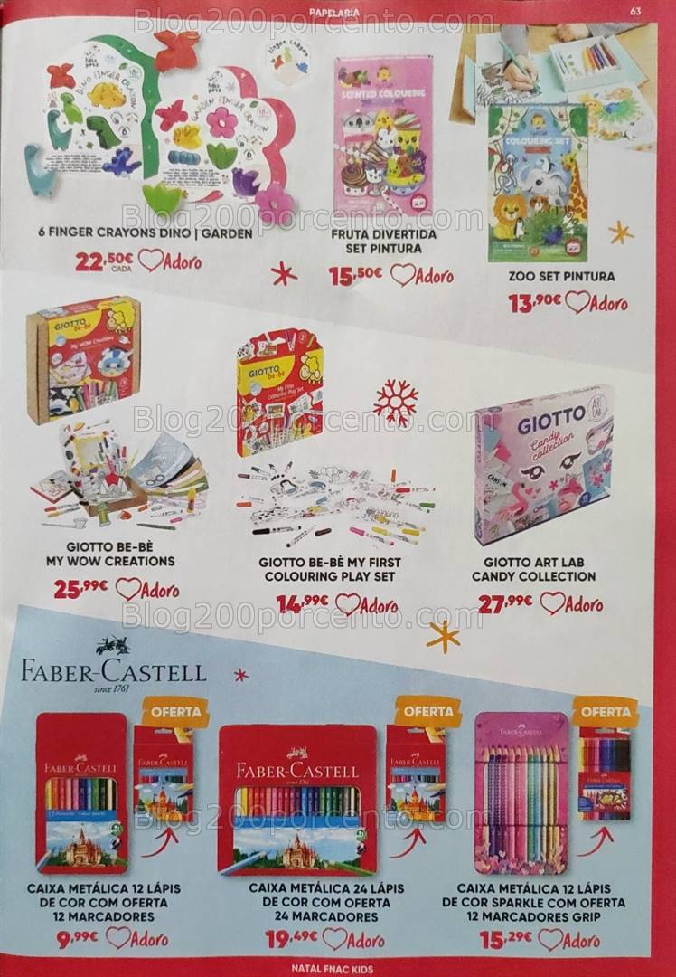 Antevisão Folheto FNAC Kids Natal Promoções até 31 dezembro