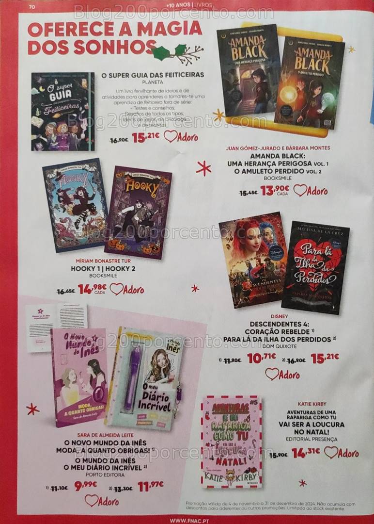 Antevisão Folheto FNAC Kids Natal Promoções até 31 dezembro