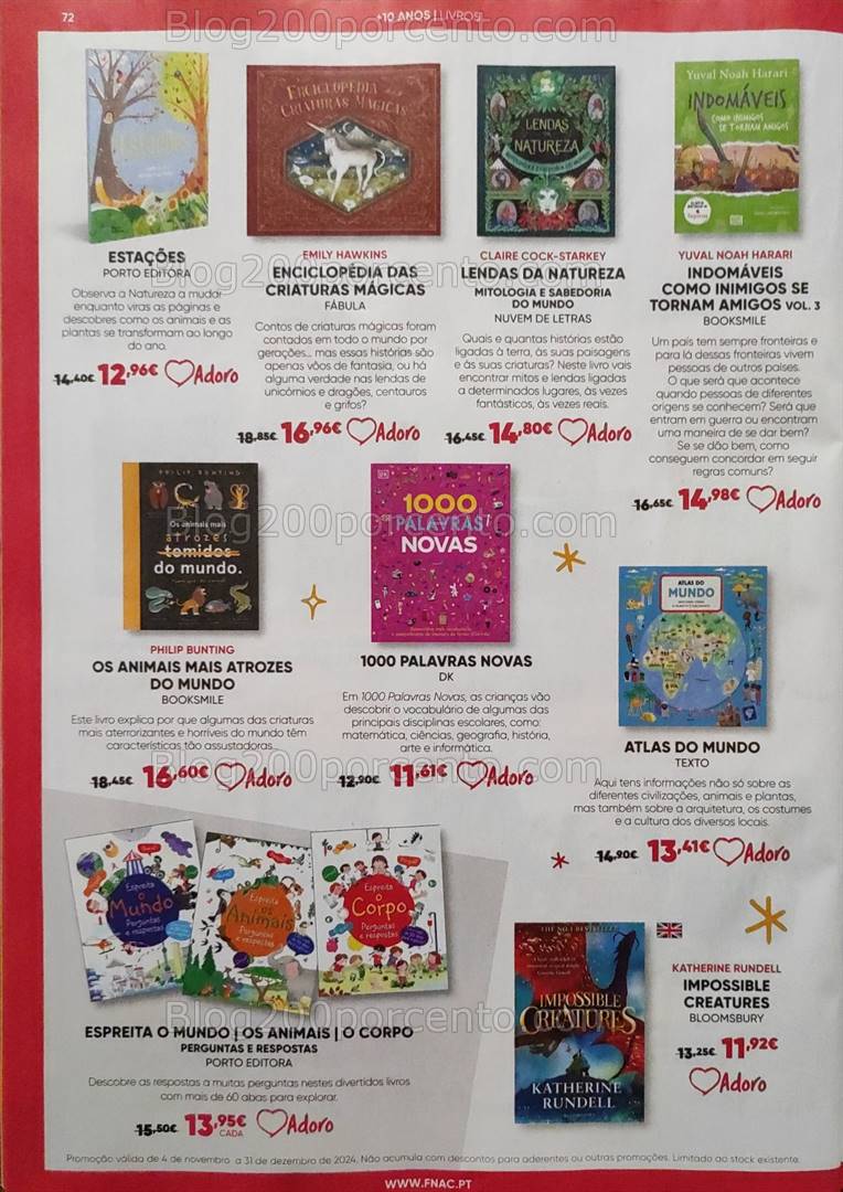 Antevisão Folheto FNAC Kids Natal Promoções até 31 dezembro