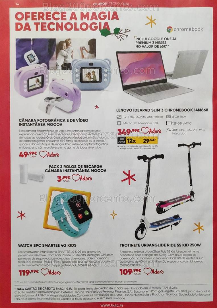 Antevisão Folheto FNAC Kids Natal Promoções até 31 dezembro