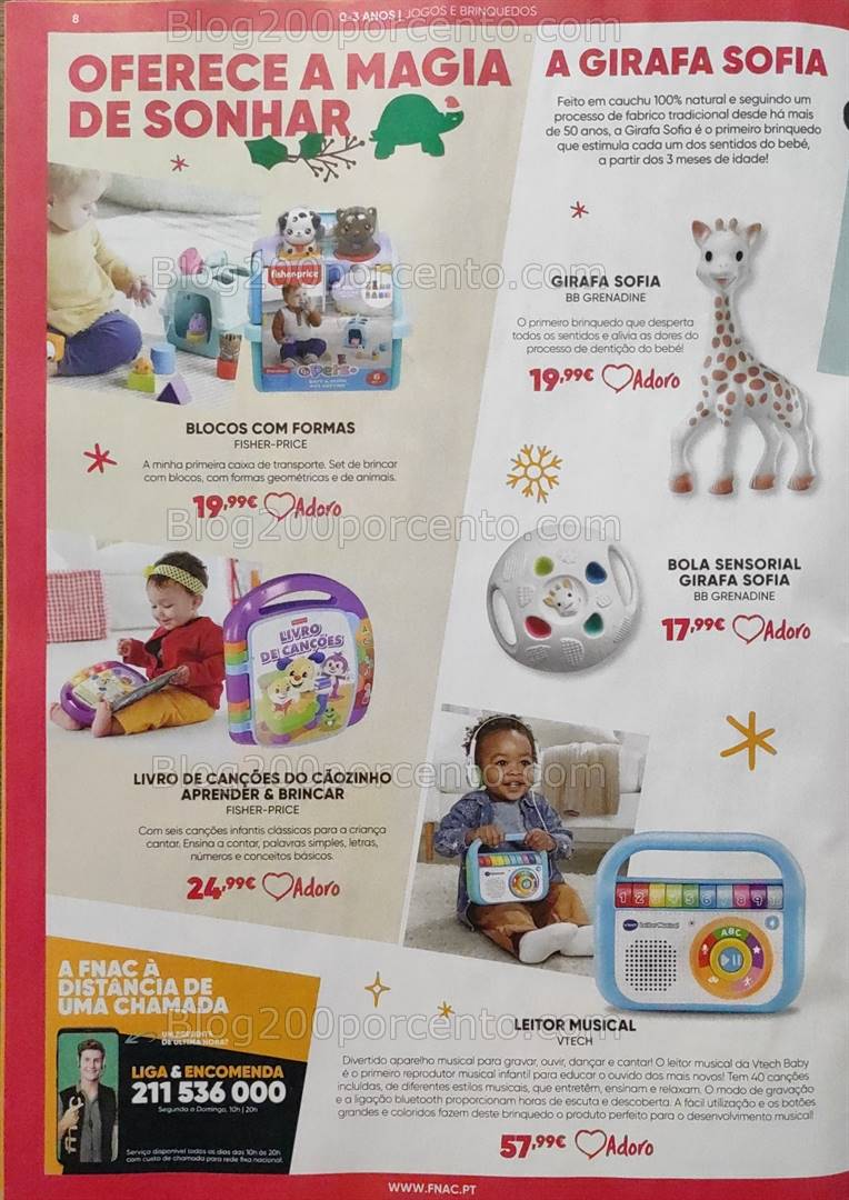 Antevisão Folheto FNAC Kids Natal Promoções até 31 dezembro