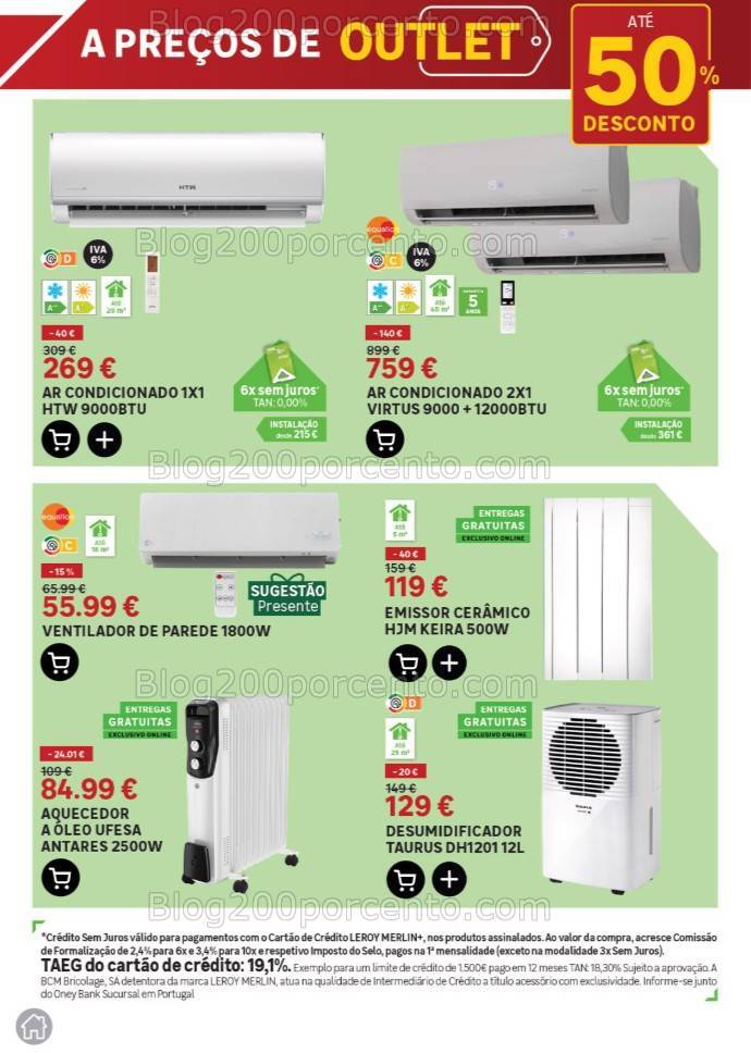 Antevisão Folheto LEROY MERLIN Outlet Promoções de 12 dezembro a 21 janeiro