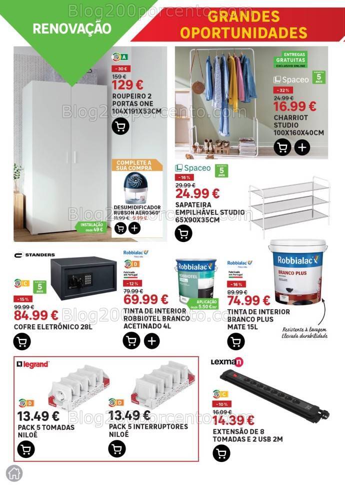 Antevisão Folheto LEROY MERLIN Outlet Promoções de 12 dezembro a 21 janeiro