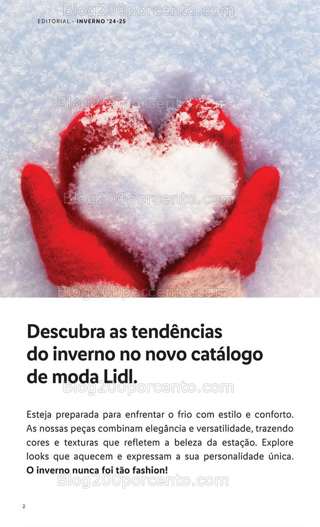 Antevisão Folheto LIDL Moda Inverno Promoções a partir de 2 dezembro