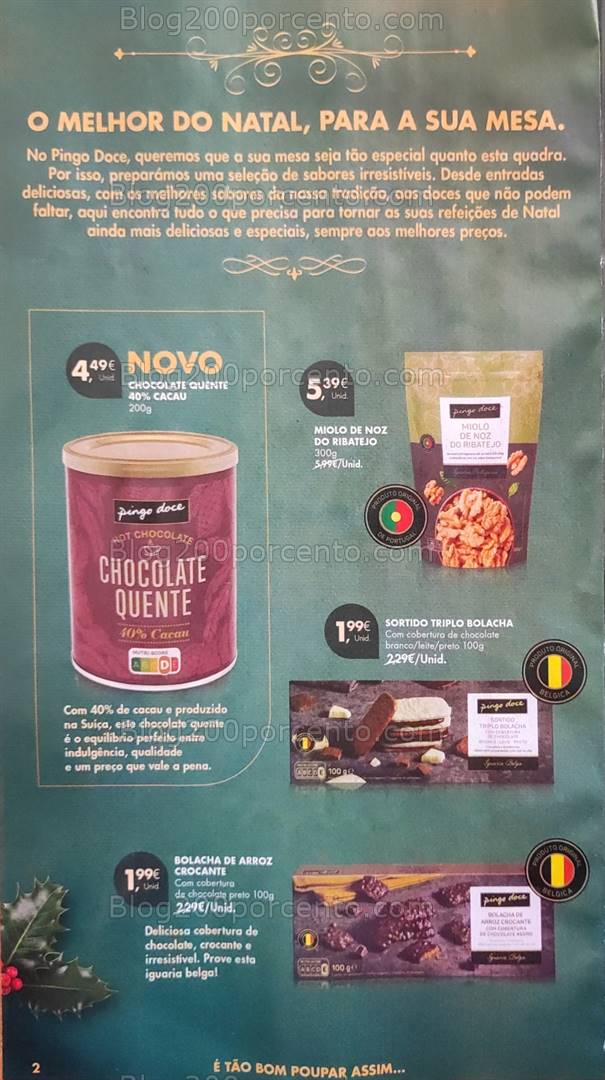 Antevisão Folheto PINGO DOCE Promoções de 3 a 9 dezembro