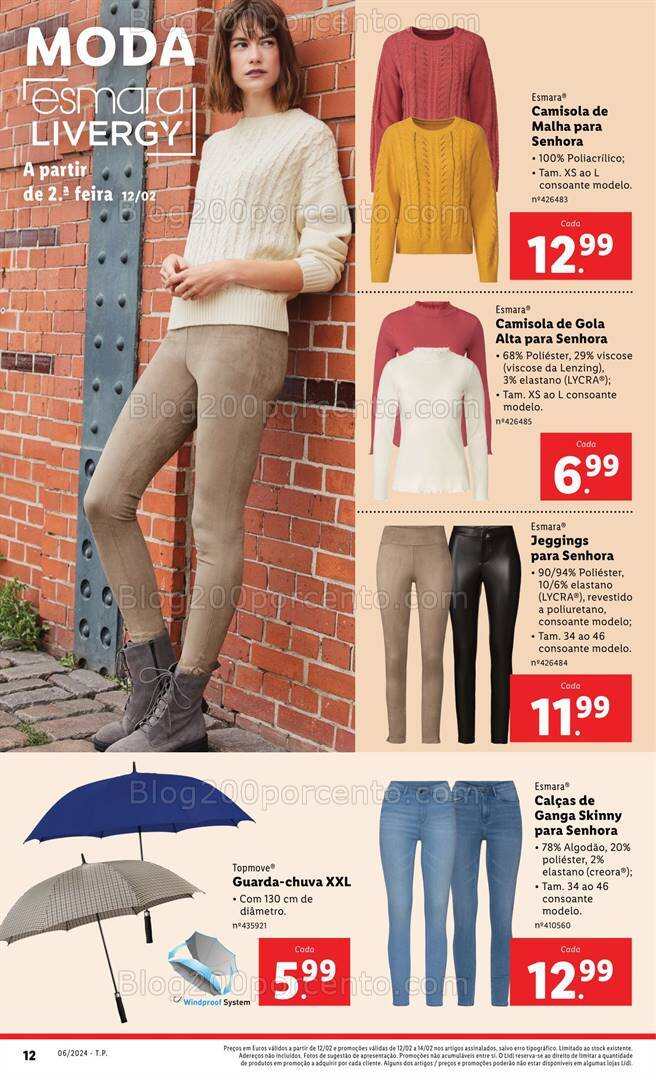 Antevisão Folheto LIDL Bazar Promoções a partir de 12 fevereiro
