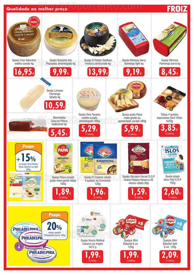 Antevisão Folheto FROIZ Promoções de 25 janeiro a 8 fevereiro
