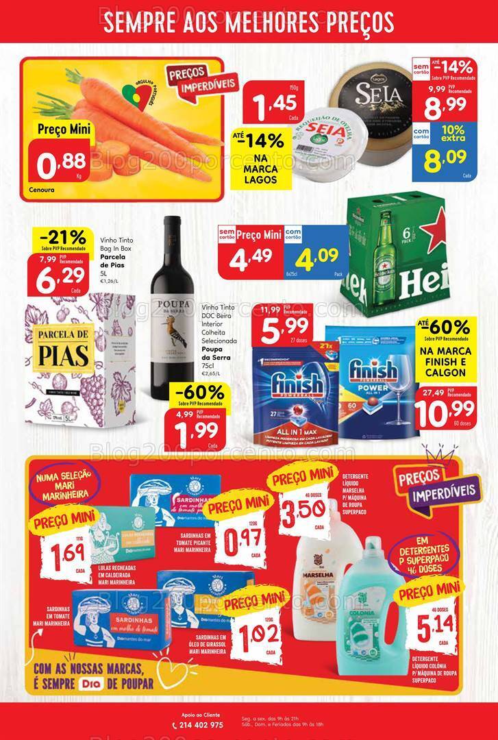 Antevisão Folheto MINIPREÇO Promoções de 1 a 7 fevereiro