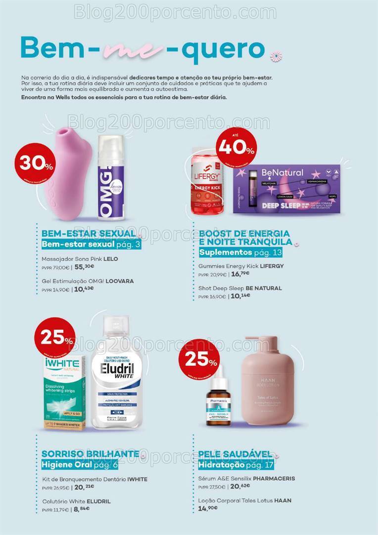 Antevisão Folheto WELLS Bem-Estar Promoções de 30 janeiro a 26 fevereiro