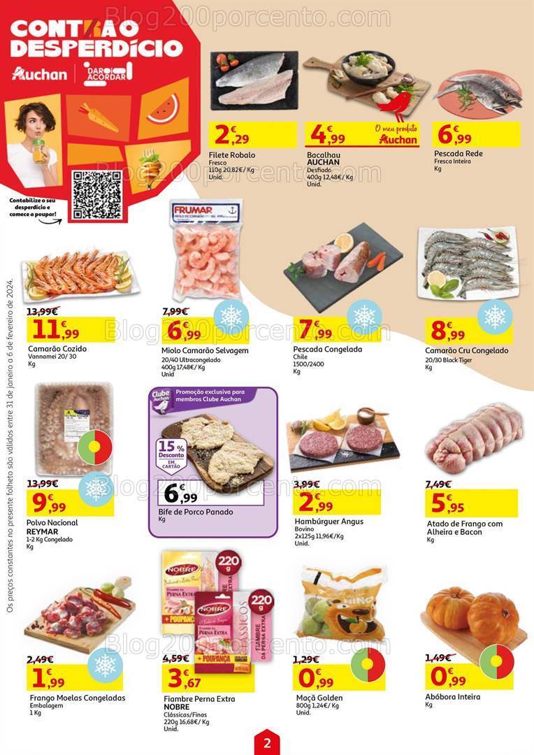 Antevisão Folheto AUCHAN Promoções de 31 janeiro a 6 fevereiro