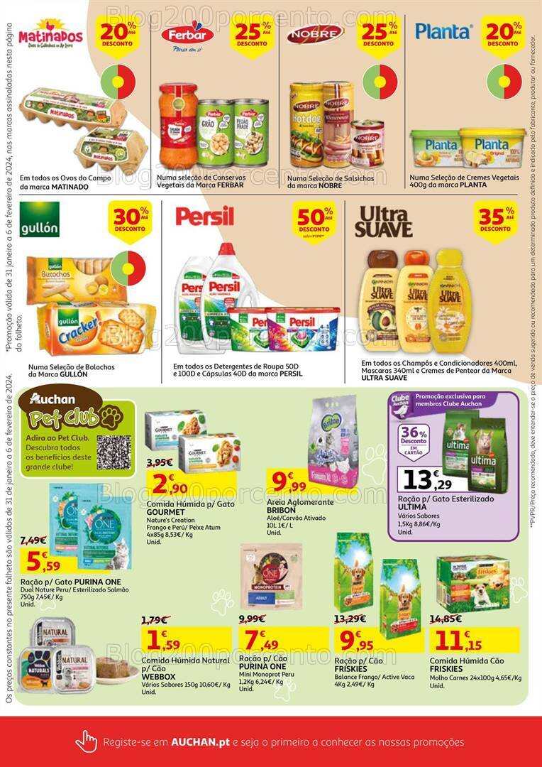 Antevisão Folheto AUCHAN Promoções de 31 janeiro a 6 fevereiro