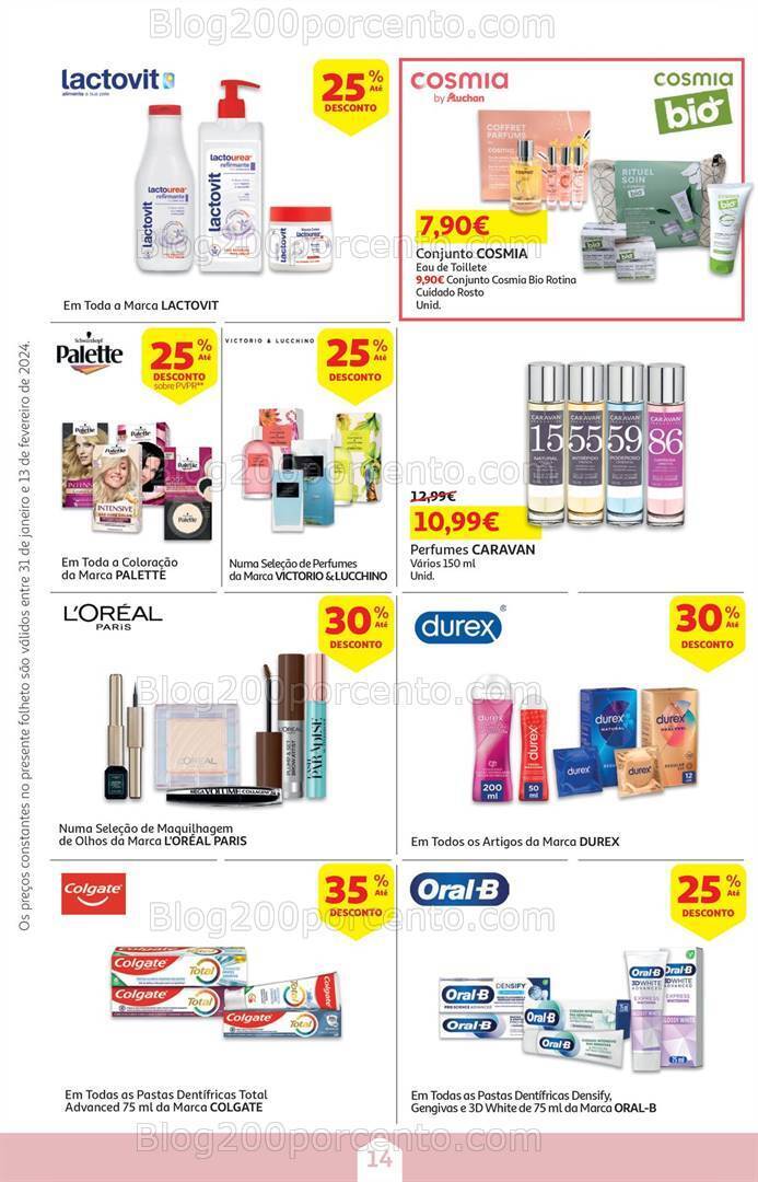Antevisão Folheto AUCHAN Promoções de 31 janeiro a 13 fevereiro