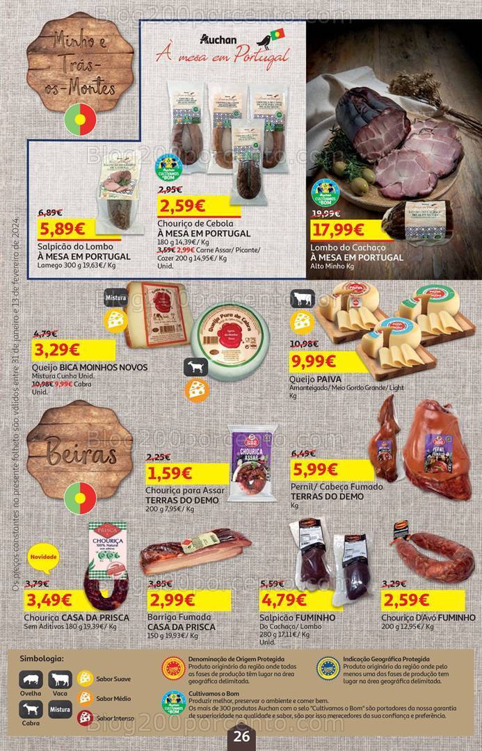 Antevisão Folheto AUCHAN Promoções de 31 janeiro a 13 fevereiro