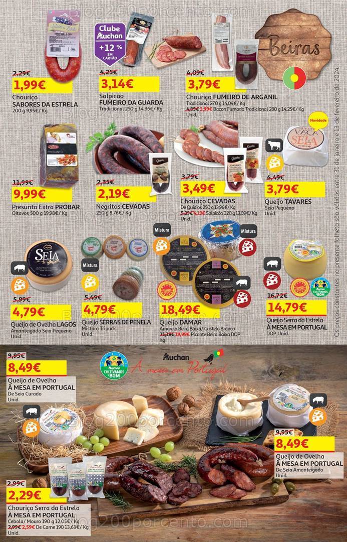 Antevisão Folheto AUCHAN Promoções de 31 janeiro a 13 fevereiro