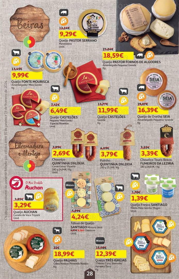 Antevisão Folheto AUCHAN Promoções de 31 janeiro a 13 fevereiro