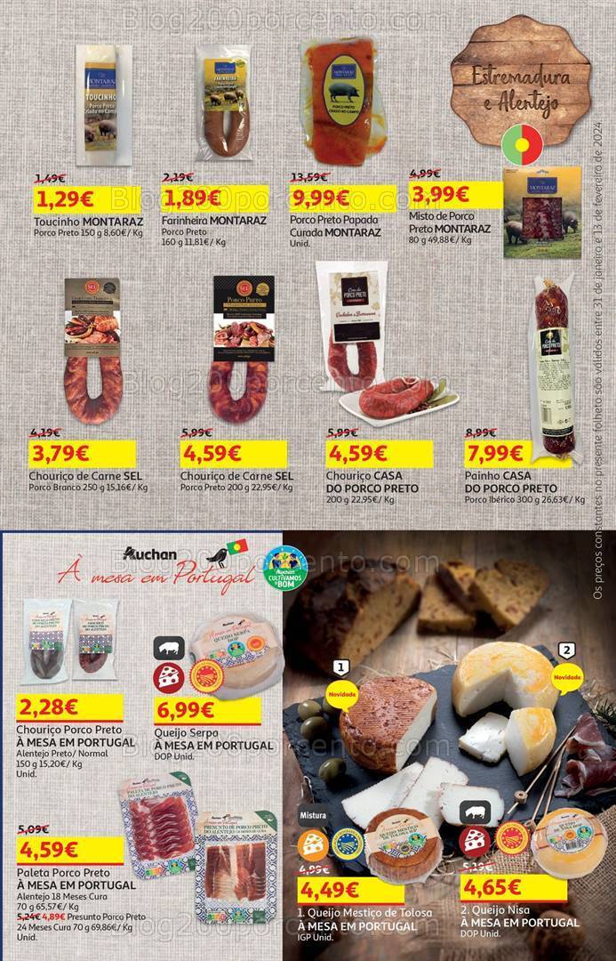 Antevisão Folheto AUCHAN Promoções de 31 janeiro a 13 fevereiro