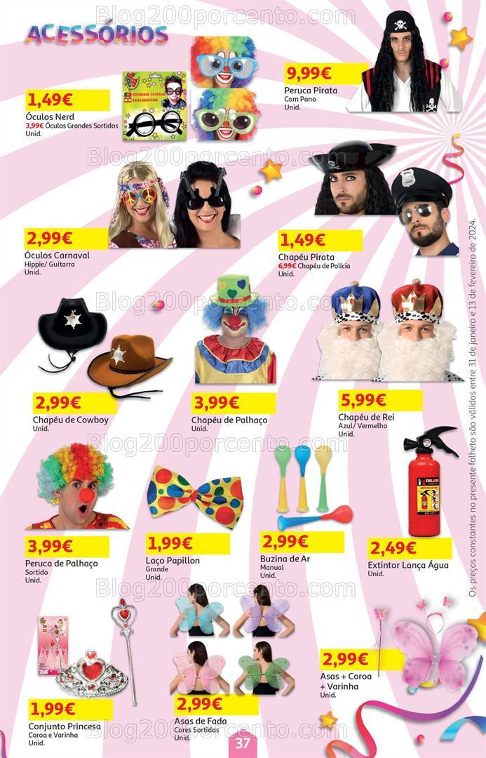 Antevisão Folheto AUCHAN Carnaval Promoções de 31 janeiro a 13 fevereiro