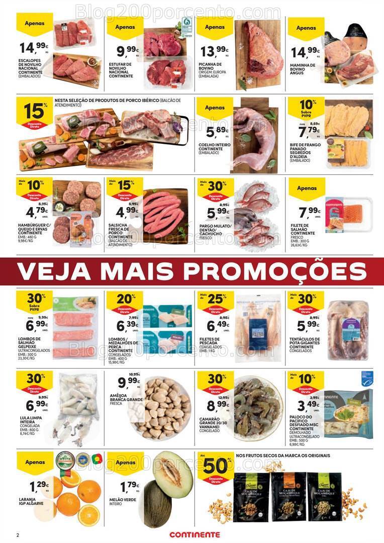 Antevisão Folheto CONTINENTE Fim de Semana Promoções - 2 a 5 fevereiro