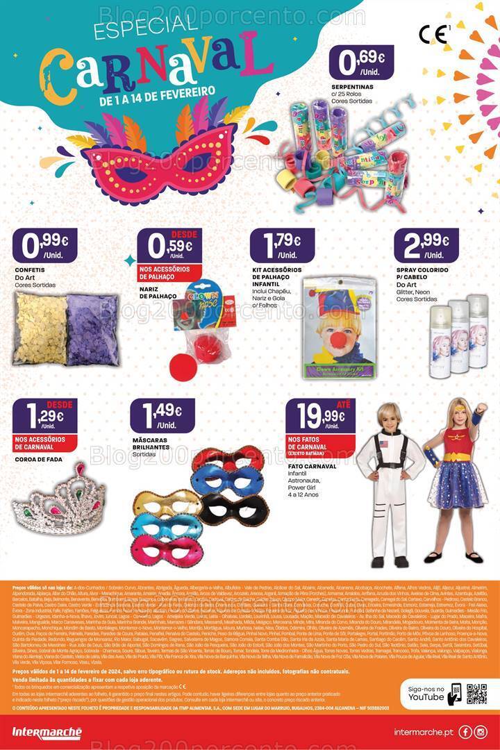 Antevisão Folheto INTERMARCHÉ Dia dos Namorados e Carnaval - 1 a 14 fevereiro