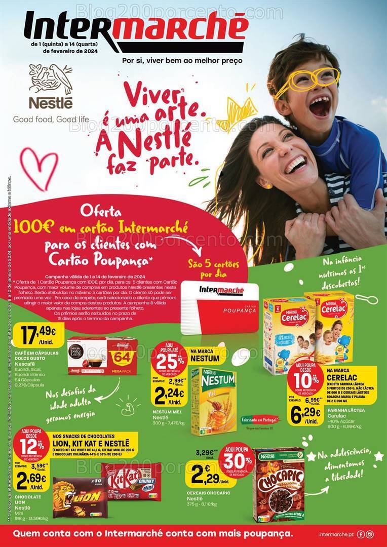 Antevisão Folheto INTERMARCHÉ Especial Nestlé Promoções de 1 a 14 fevereiro