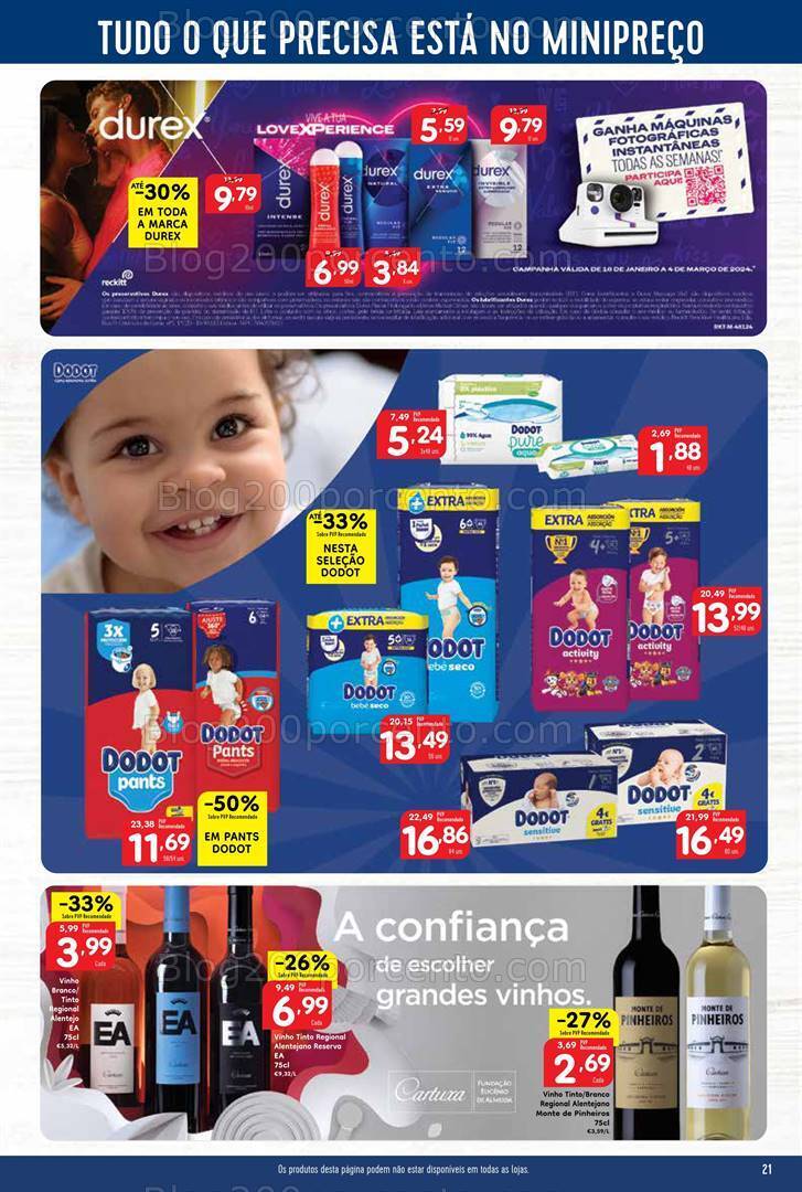 Antevisão Folheto MINIPREÇO Promoções de 8 a 14 fevereiro