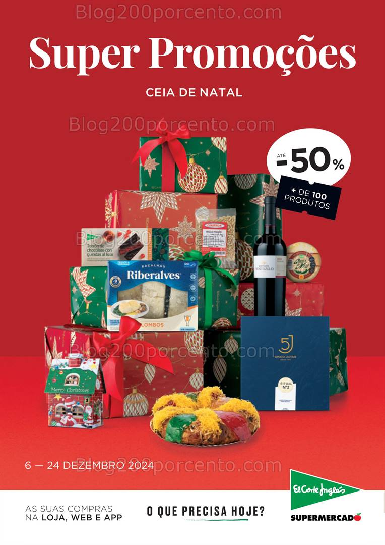 Antevisão Folheto EL CORTE INGLÉS Promoções de 6 a 24 dezembro