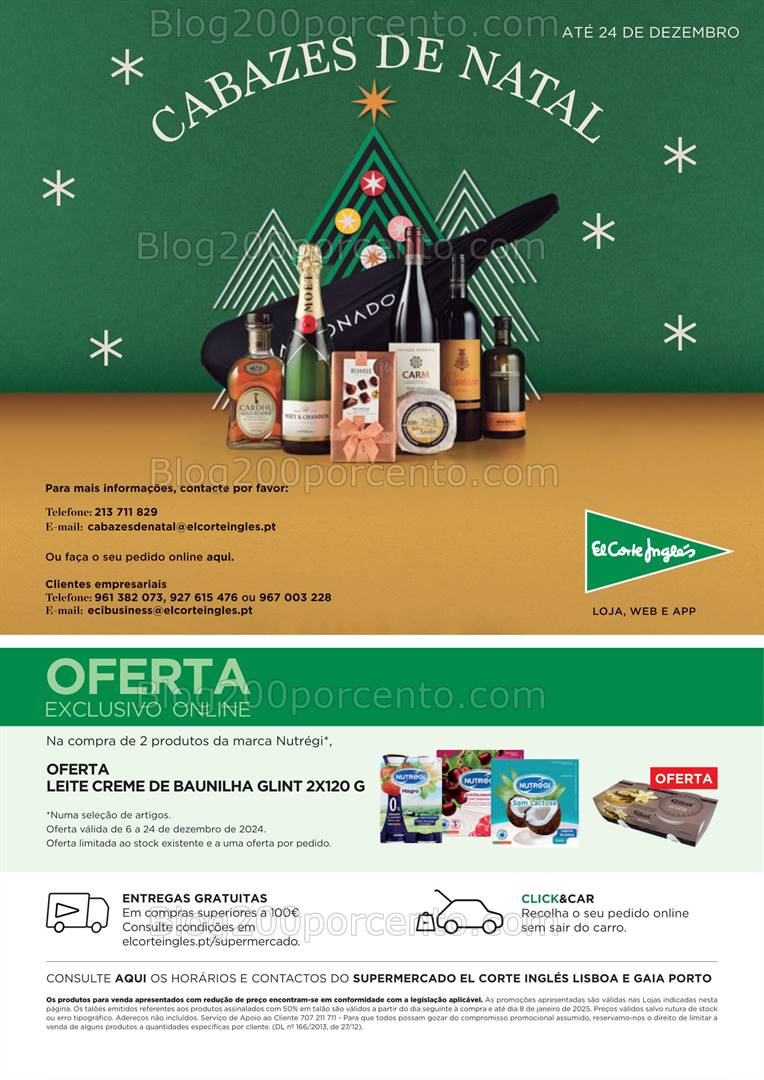 Antevisão Folheto EL CORTE INGLÉS Promoções de 6 a 24 dezembro