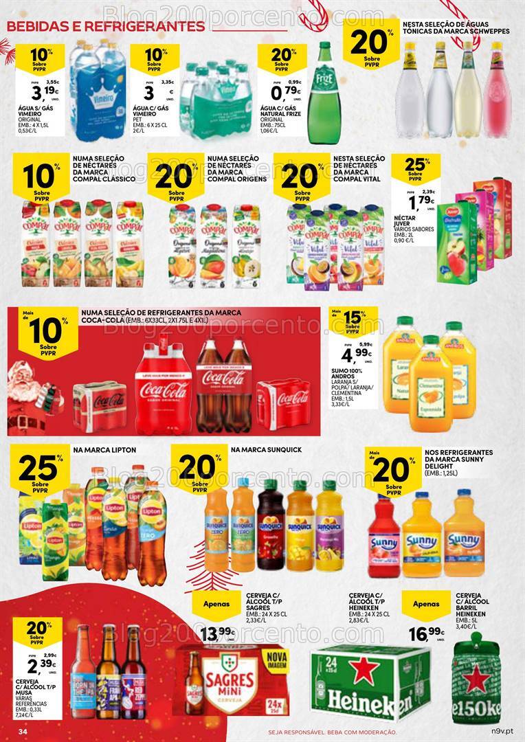Antevisão Folheto CONTINENTE Natal Açores Promoções de 5 a 24 dezembro