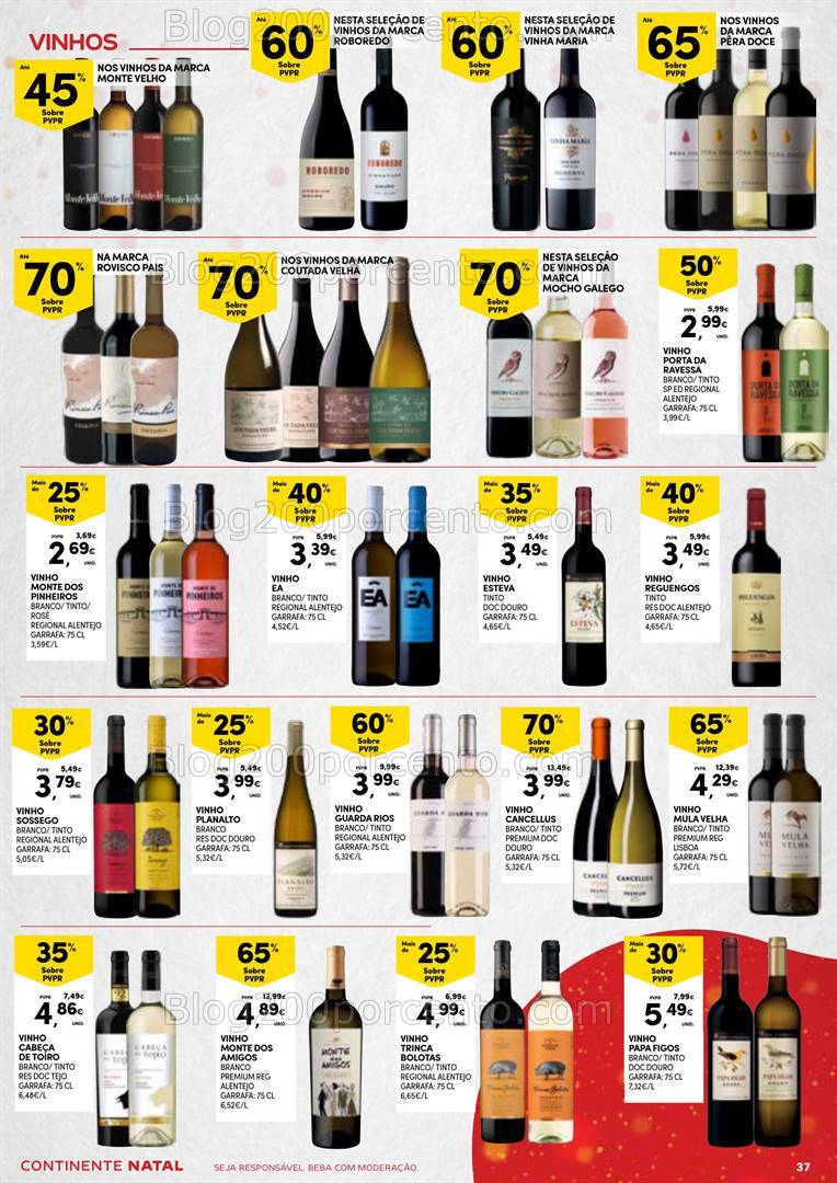 Antevisão Folheto CONTINENTE Natal Açores Promoções de 5 a 24 dezembro