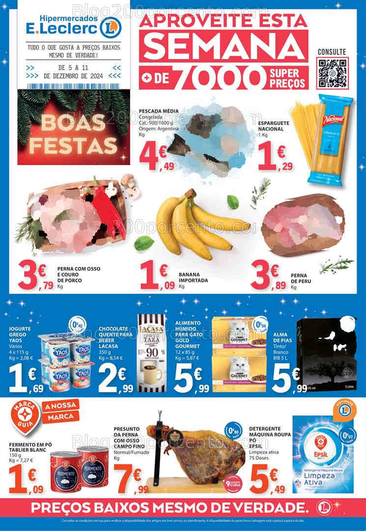 Antevisão Folheto E-LECLERC Promoções de 5 a 11 dezembro