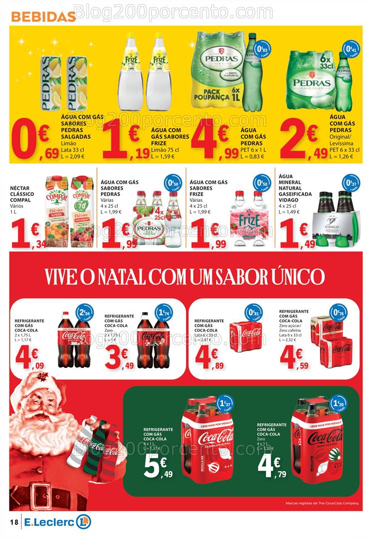 Antevisão Folheto E-LECLERC Promoções de 5 a 11 dezembro