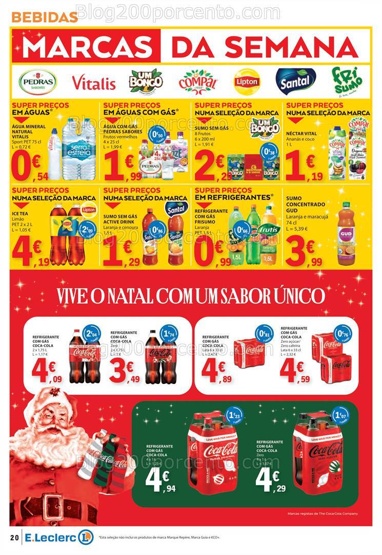 Antevisão Folheto E-LECLERC Promoções de 12 a 18 dezembro