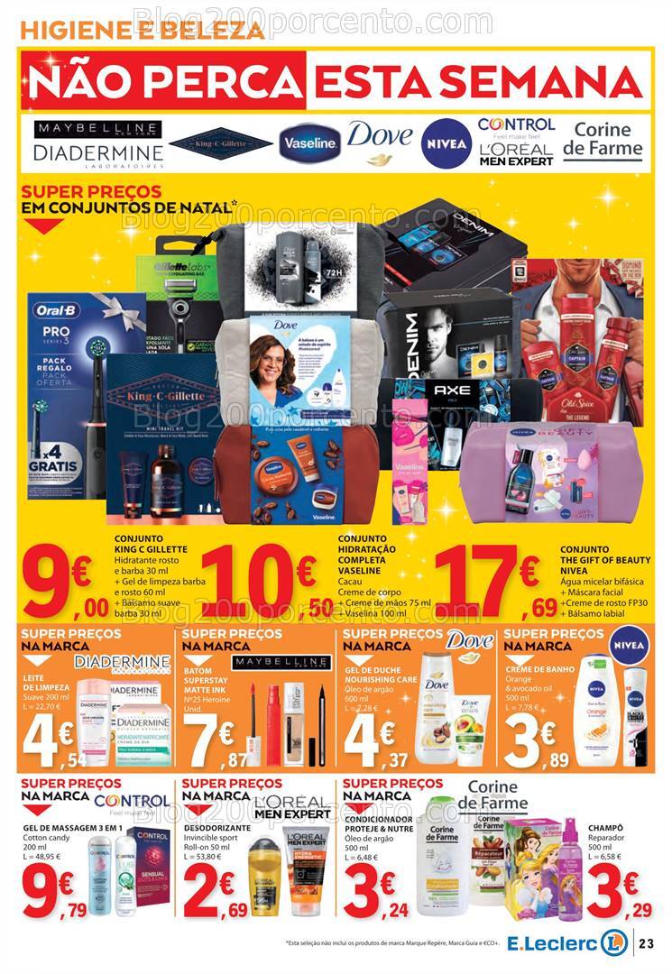 Antevisão Folheto E-LECLERC Promoções de 12 a 18 dezembro