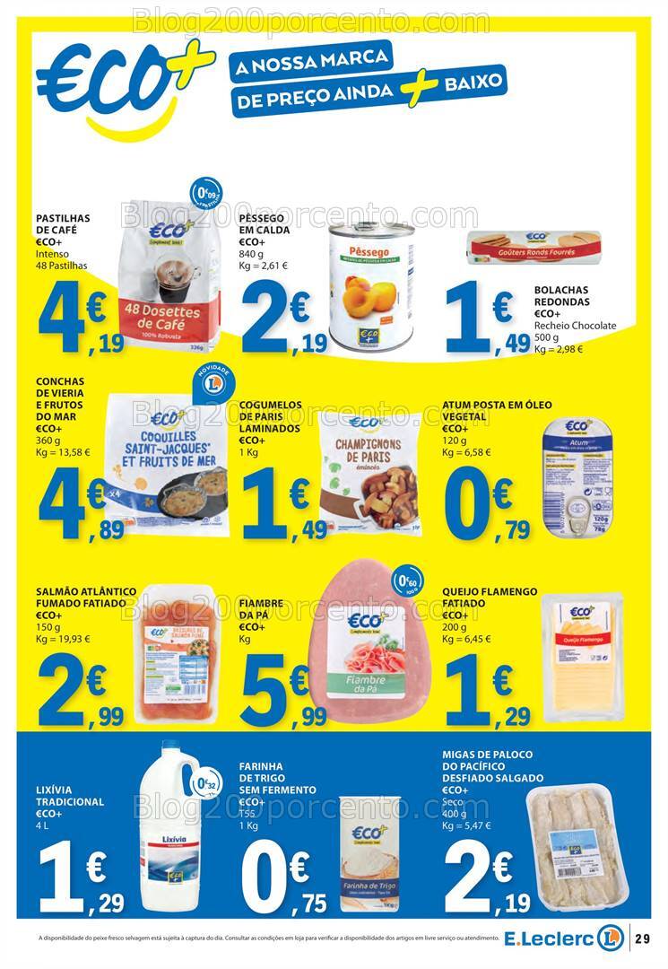 Antevisão Folheto E-LECLERC Marca Própria Promoções de 12 a 18 dezembro