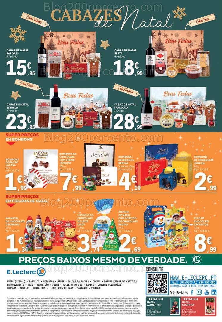 Antevisão Folheto E-LECLERC Promoções de 12 a 18 dezembro