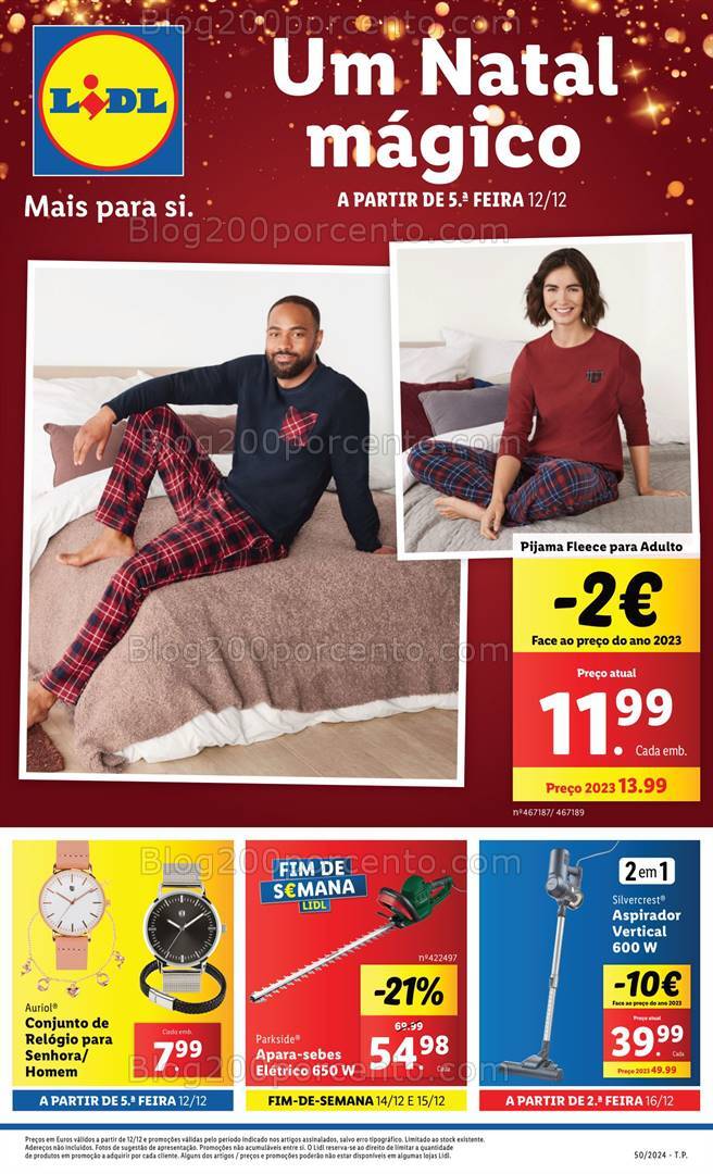 Antevisão Folheto LIDL Bazar Promoções de 12 a 18 dezembro