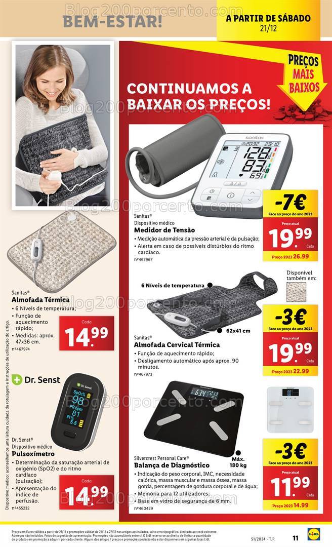 Antevisão Folheto LIDL Bem Estar Promoções de 21 a 27 dezembro