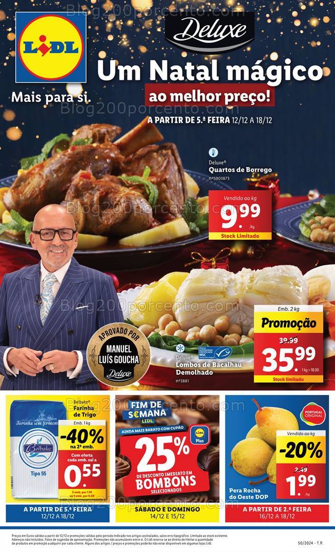 Antevisão Folheto LIDL Promoções de 12 a 18 dezembro