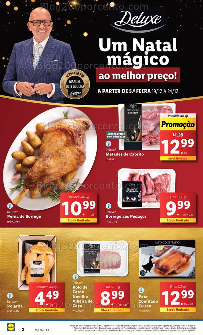 Antevisão Folheto LIDL Promoções de 19 a 25 dezembro