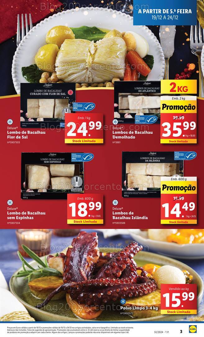 Antevisão Folheto LIDL Promoções de 19 a 25 dezembro