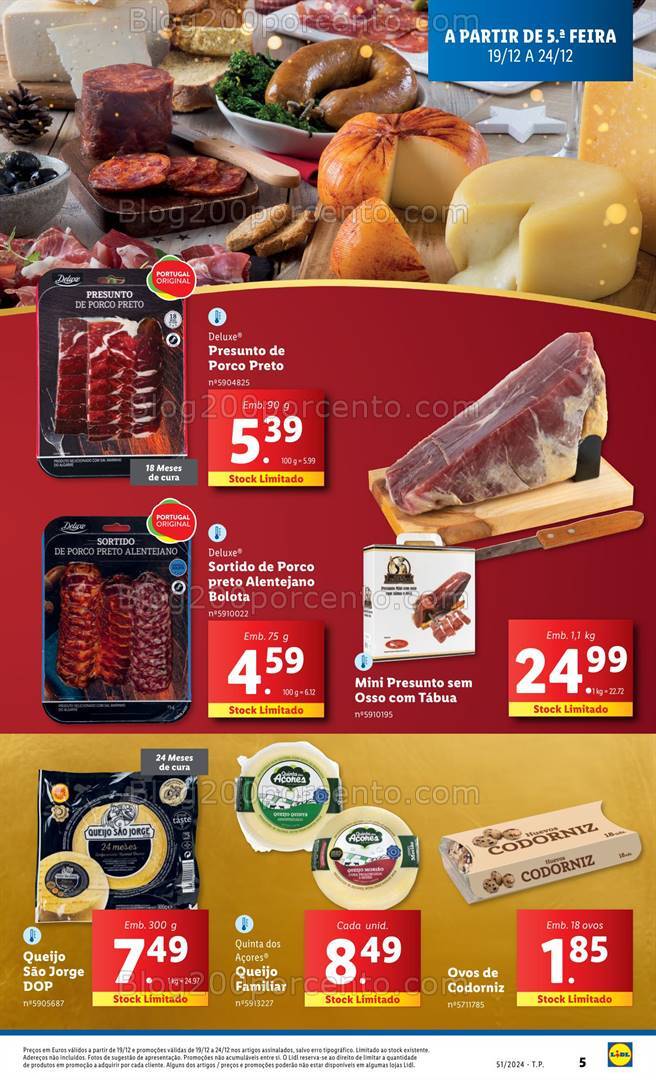 Antevisão Folheto LIDL Promoções de 19 a 25 dezembro