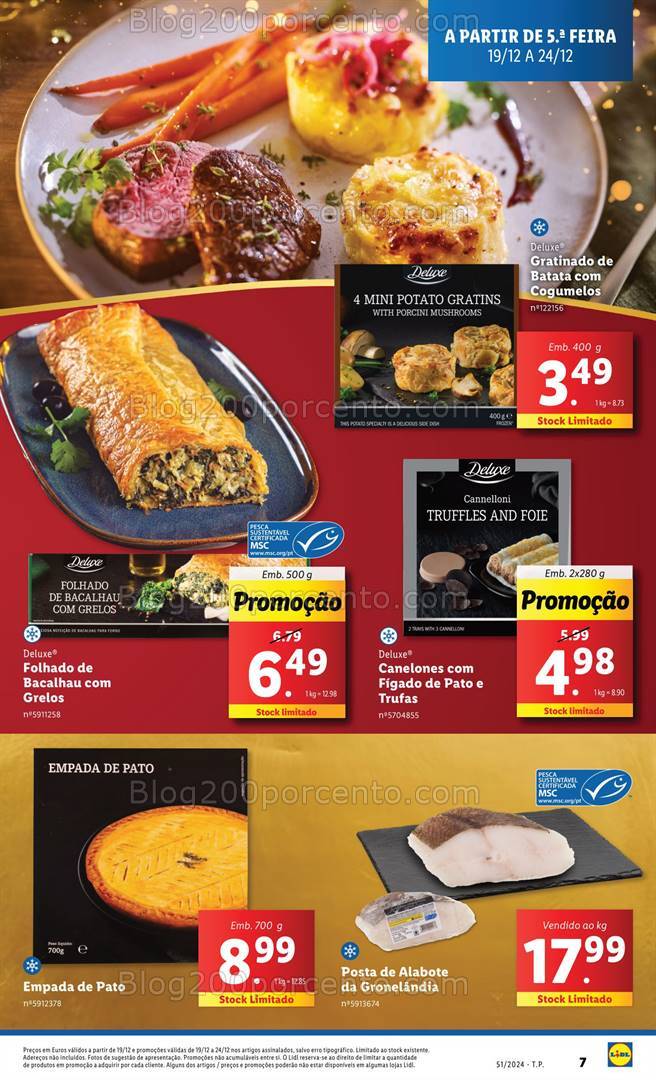 Antevisão Folheto LIDL Promoções de 19 a 25 dezembro